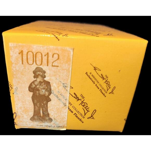 Flambro Emmett Kelly Jr. "Eating Cabbage" Porcelain Clown Figurine #10012 - Picture 5 of 5